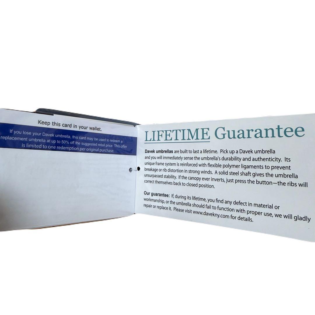 DAVEK SOLO ネイビー 高級 折りたたみ傘 自動開閉　未使用