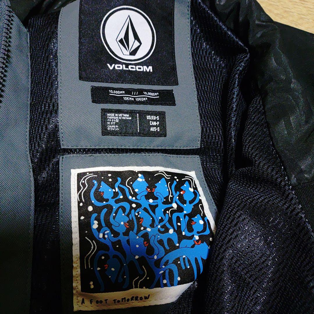 VOLCOM ZIP TECH アノラック グレー/ブラック 同モデルパンツ付き