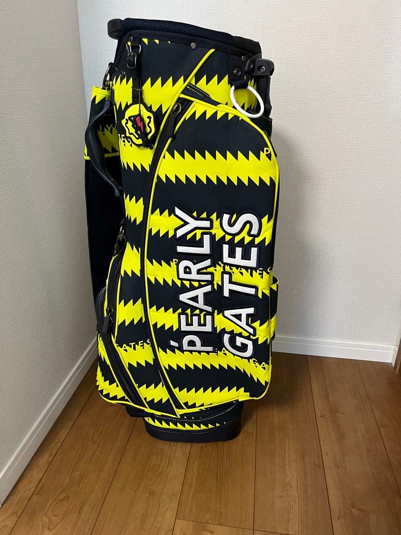 PEARLY GATES パーリーゲーツ　ギザギザボーダー柄　キャディバッグ