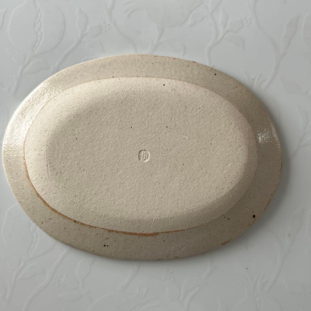 大谷桃子　バナナの葉オーバルリム皿　Ｌ　M