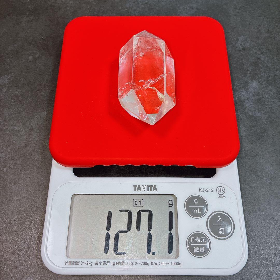 極太 天然水晶 ロッククリスタル 両剣 ダブルポイント パワーストーン クォーツ