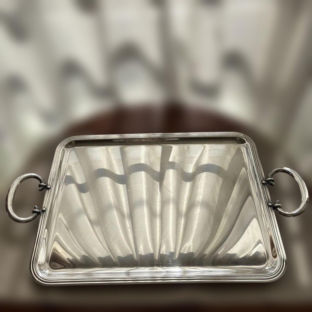 CHRISTOFLE クリストフル アルビ トレイ　シルバーコーティング