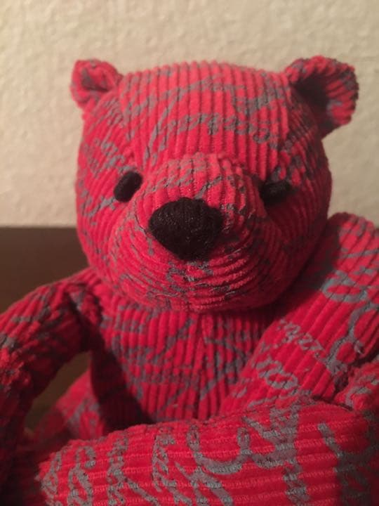 レア！バカラ　240周年記念　テディベア　Baccarat ロゴグラム　クマ