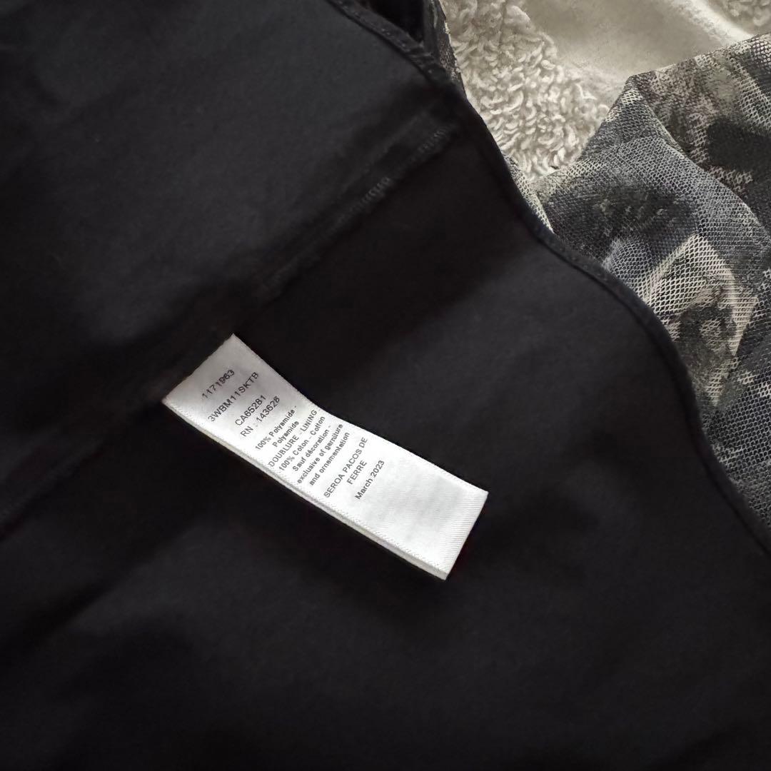 Dior キッズ　花柄シフォンスカート 定価16万