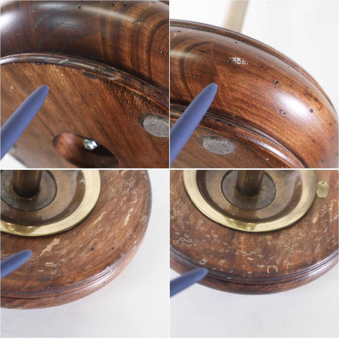 値下 イタリア製 高級 CAPANNI カパーニ アンブレラスタンド 木製 真鍮