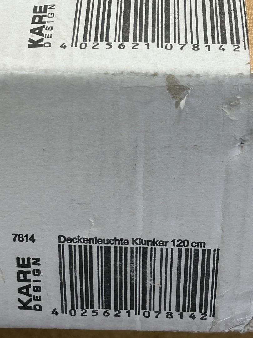 【未使用品】KARE DESIGN KLUNKER 120（7814）