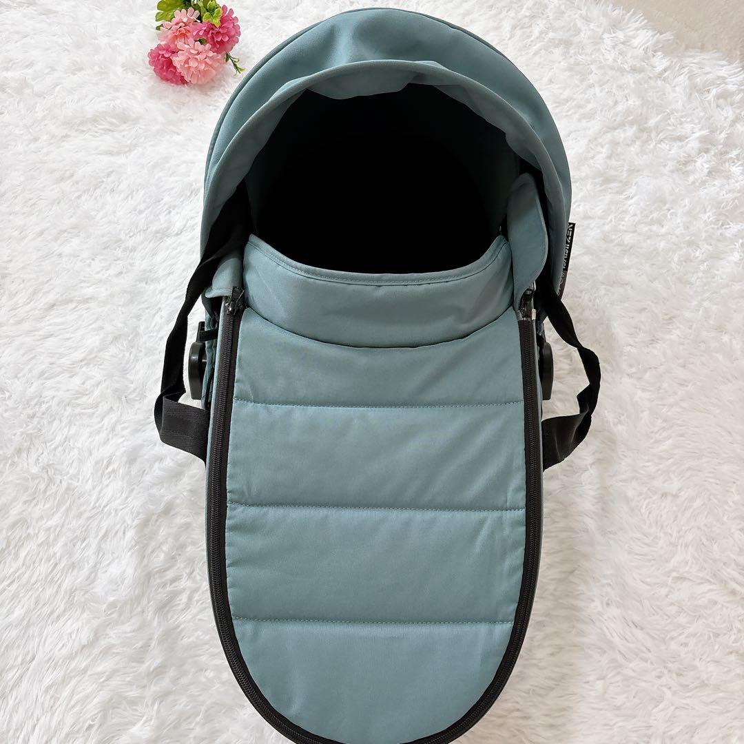 美品　BABYZEN YOYO専用 バシネット　人気　アクア