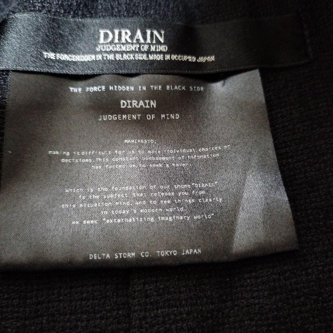 DIRAIN ブラック モッズコート リックオウエンスやJULIUSが好きな方