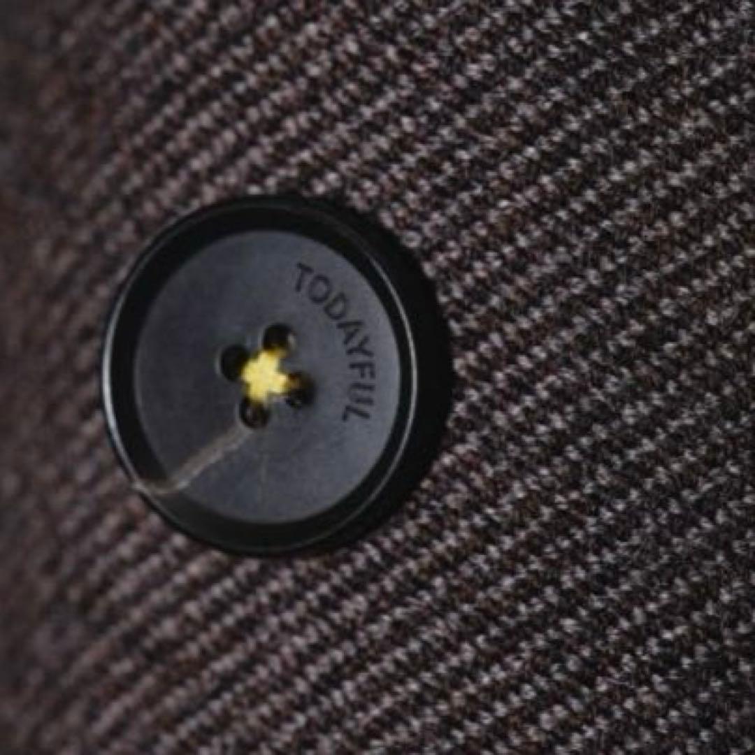 TODAYFUL ウール100%チェスターコート ダークブラウン 38 タグ付き