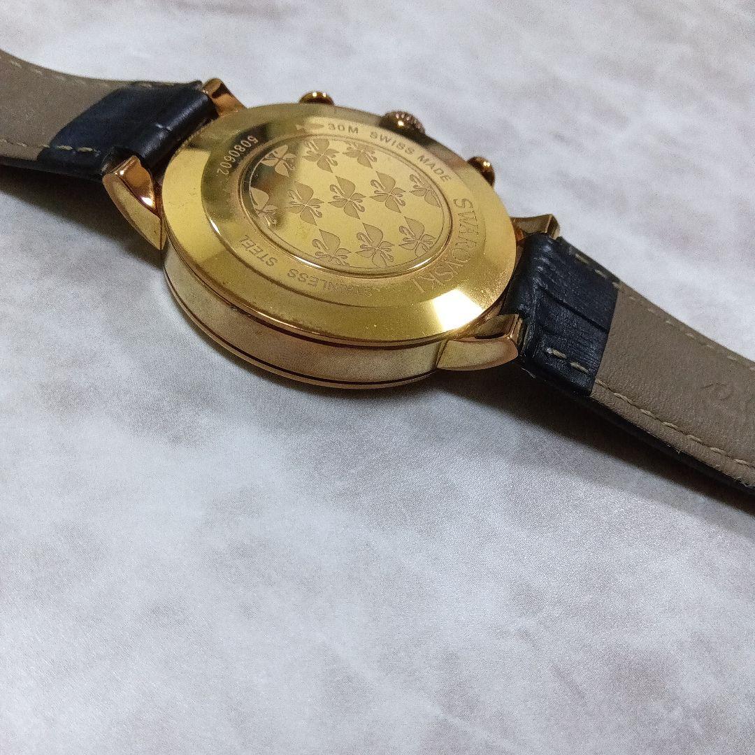 SWAROVSKI スワロフスキー　クロノグラフ　ストーン　腕時計