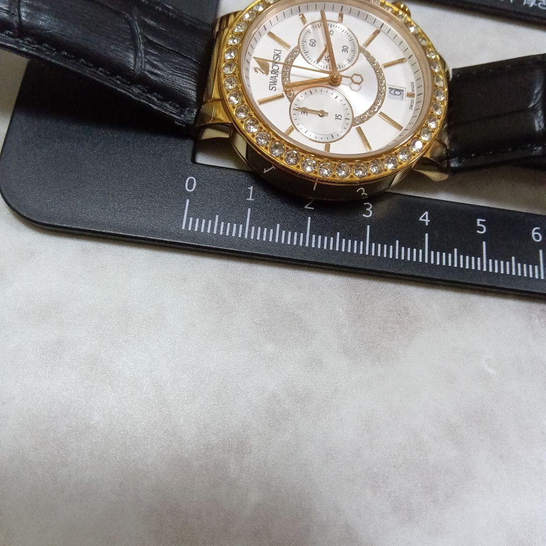 SWAROVSKI スワロフスキー　クロノグラフ　ストーン　腕時計