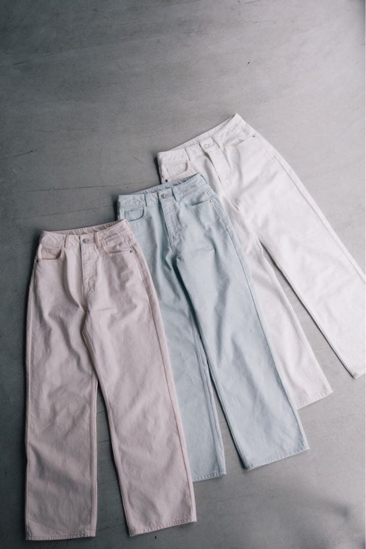 pois ポワ　one wash denim ワンウォッシュデニム