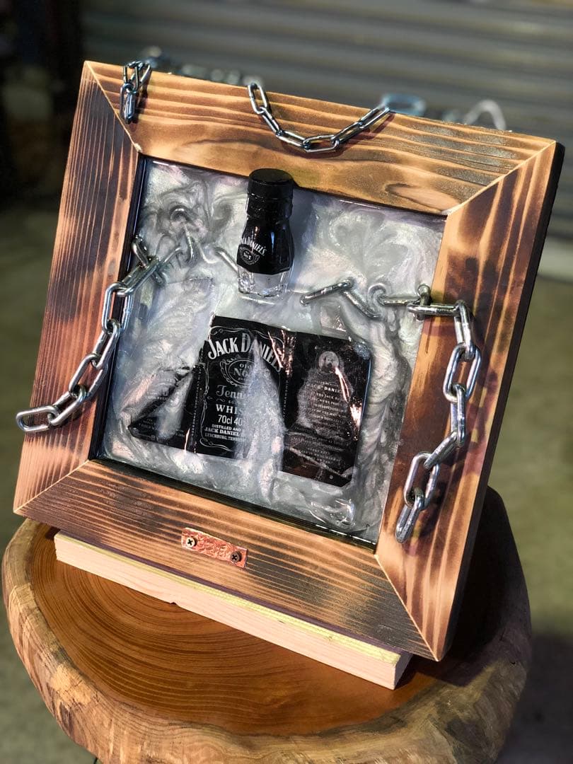 光るクラッシュアート　ジャックダニエル