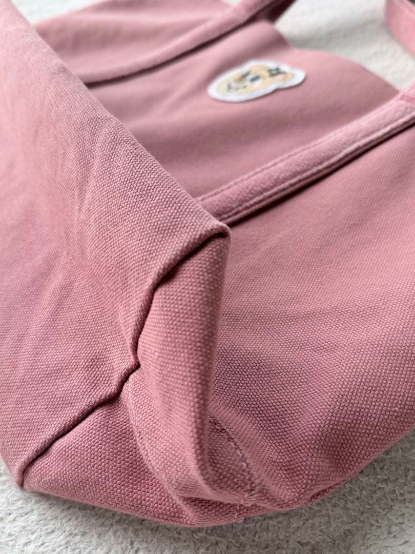 FEILER オールドテディトートバッグ 大 ピンク