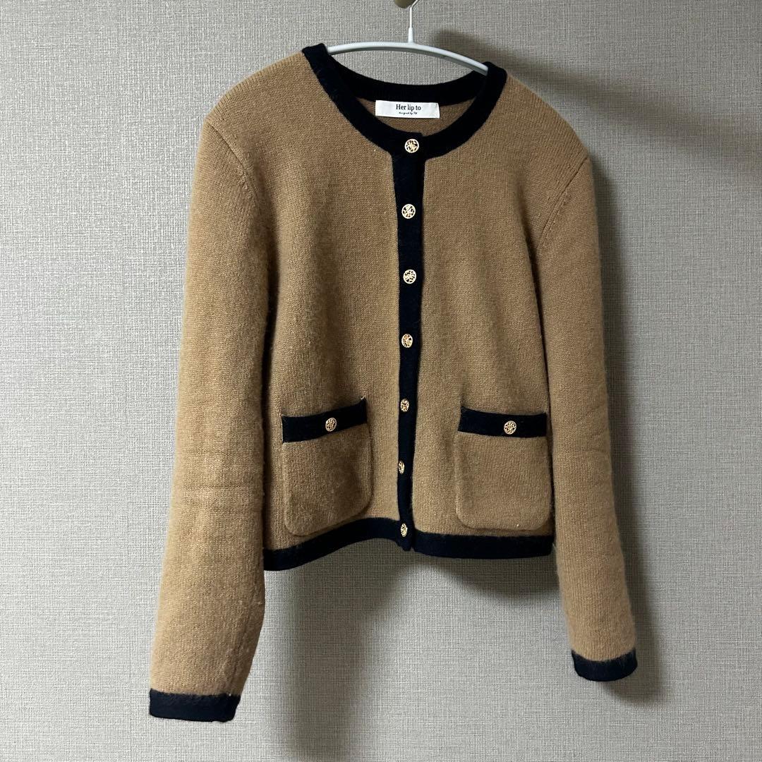 トップス herlipto Annelise Knit Cardigan