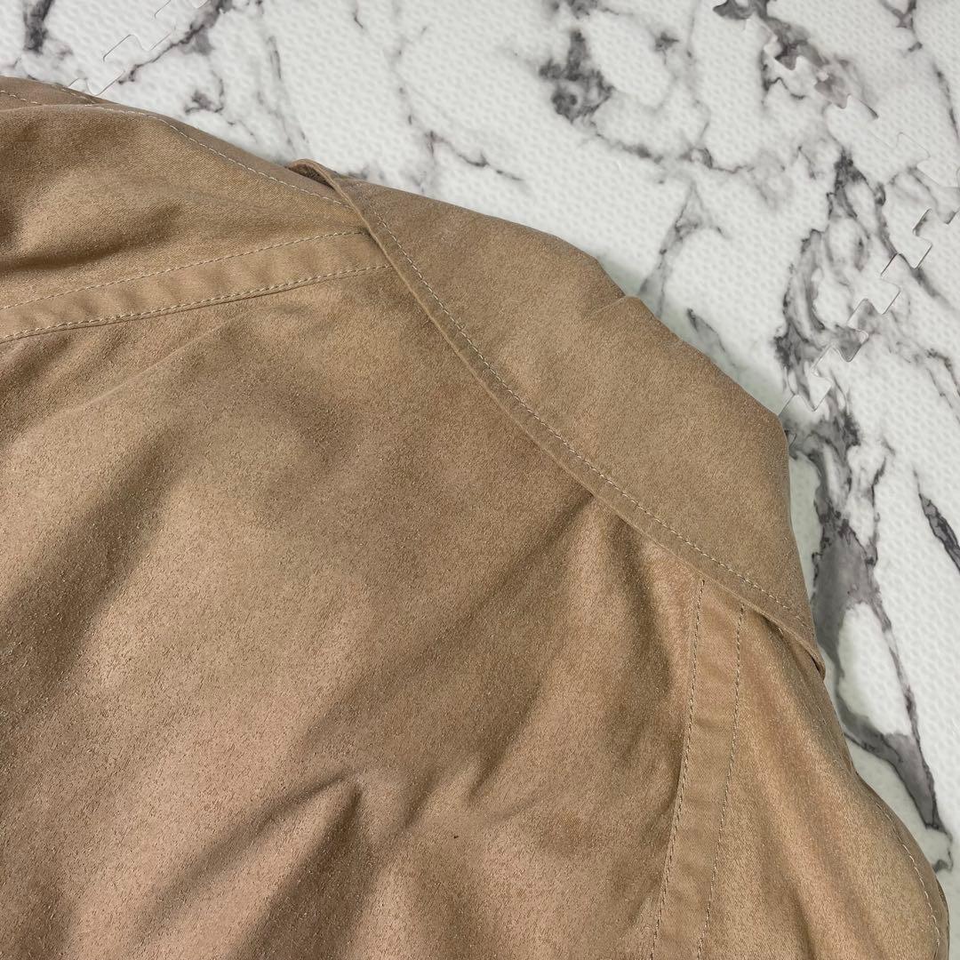 ドルチェ&ガッバーナ　トレンチコート　レオパード　ベルト　ロング丈　ベルテッド