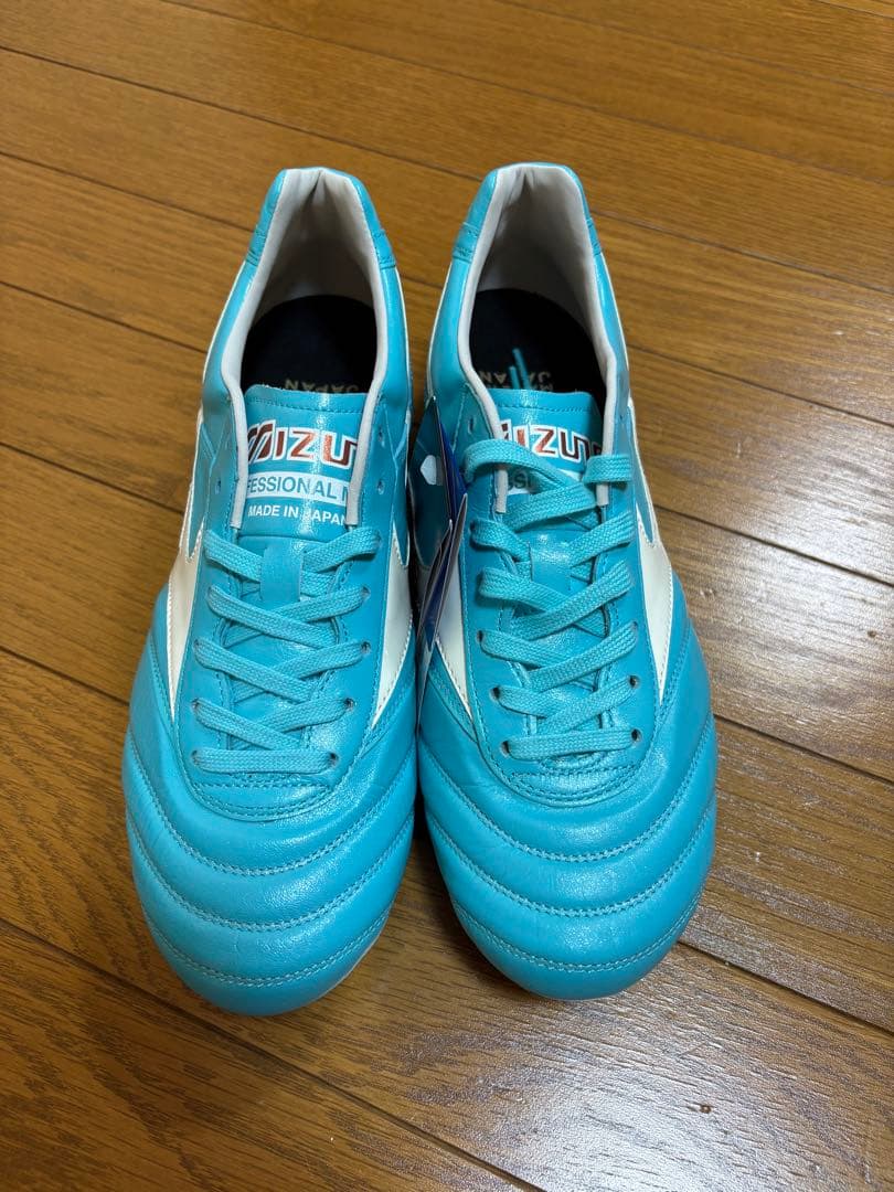 【箱付き】サッカースパイク　モレリア2 JAPAN カタールW杯　水色