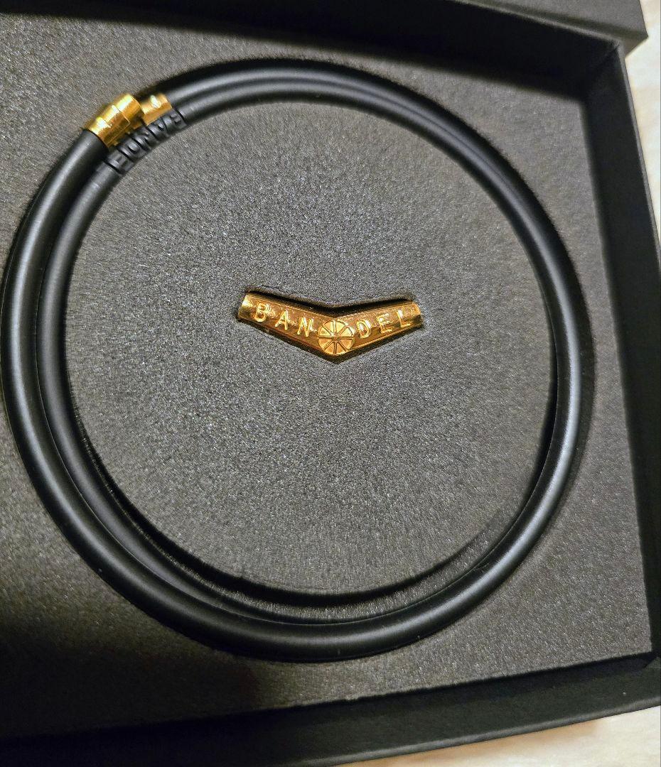 り*ご様 バンデル チタンネックレス ゴールド ネックレス 53cm