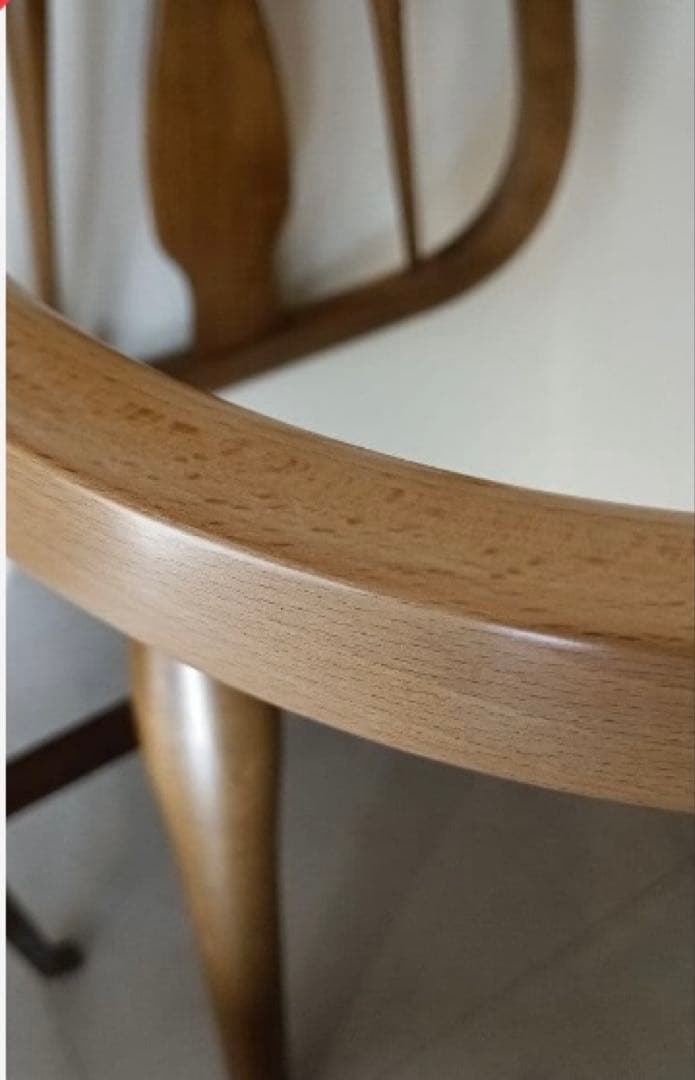 柳 宗理 曲木椅子 小判型 木地色