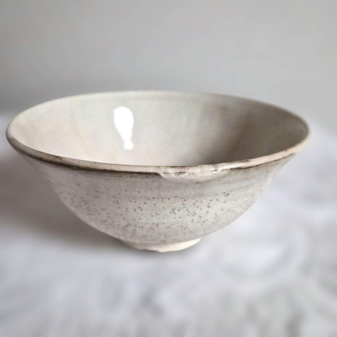 【徐仙吉】　粉引茶碗 未使用