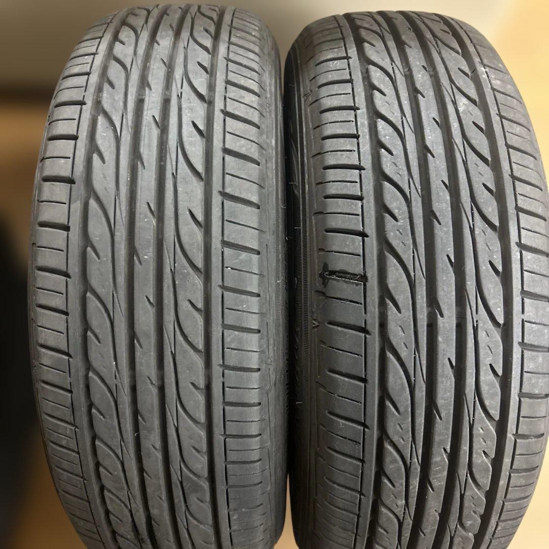 アクア　ヤリスなど 185/60R15 8分山ぐらい　ノーマルタイヤ2本セット