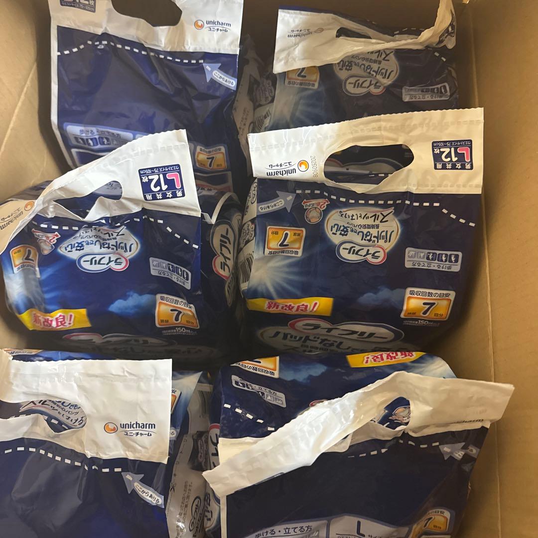 ライフリー パッドなしで安心 Lサイズ 6パック