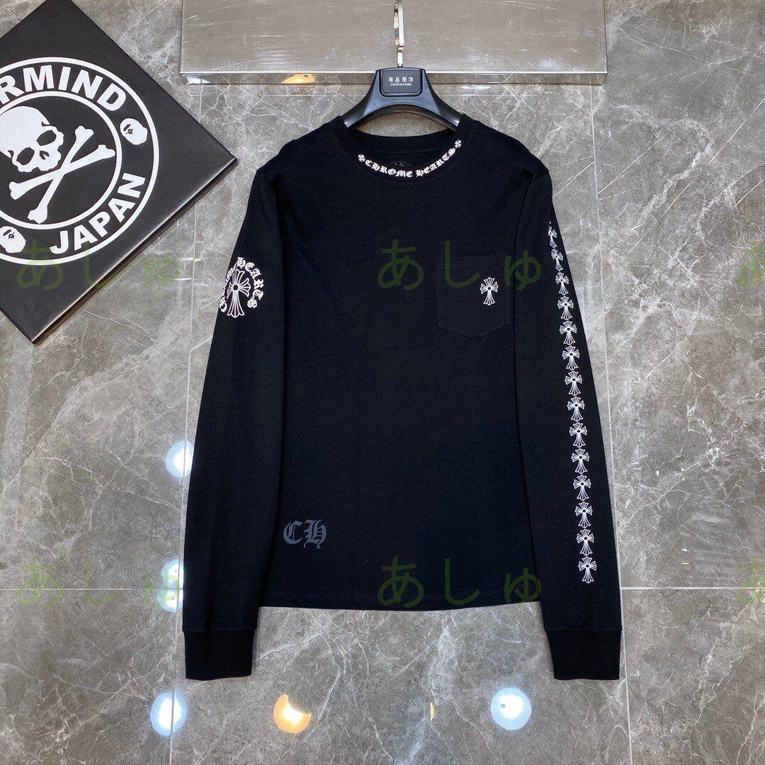 値下！Chrome Hearts ブラッククロムハーツ 長袖Tシャツ M