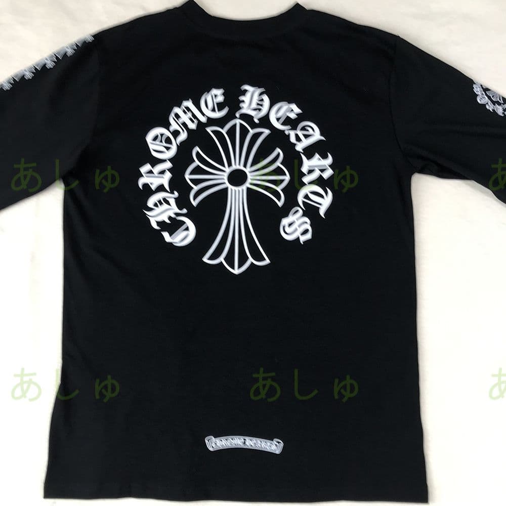 値下！Chrome Hearts ブラッククロムハーツ 長袖Tシャツ M