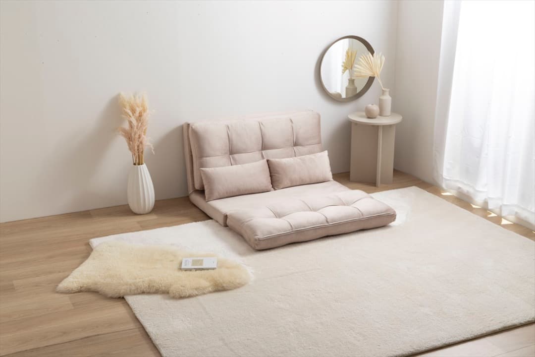 【送料無料】Lara リクライニングソファベッド 3way