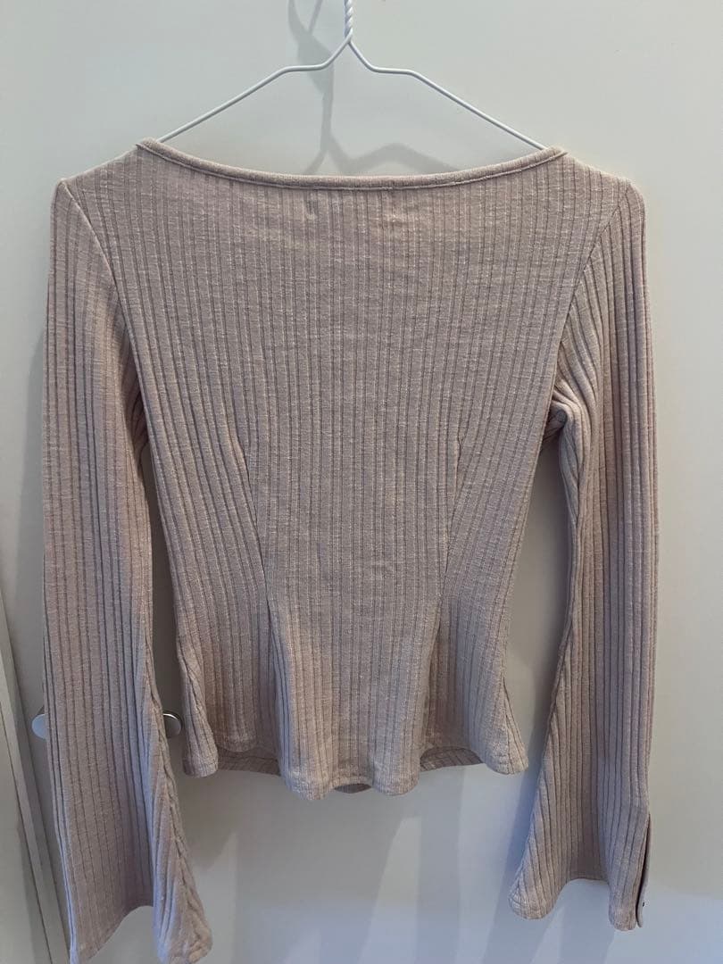 トップス ANDMARY Dorothy heart tops beige