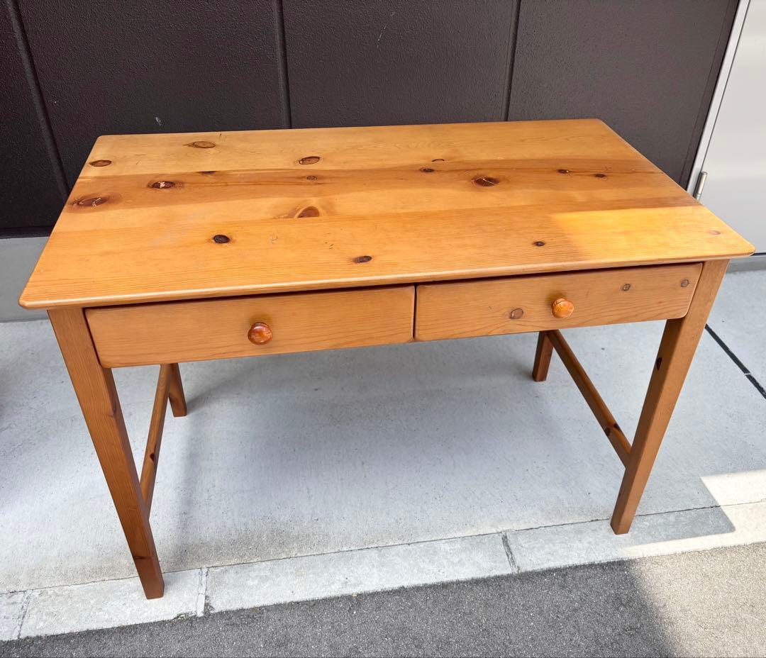 【送料込み】高級家具 コスガ KOSUGA 学習机 天然木 カントリーまゆ