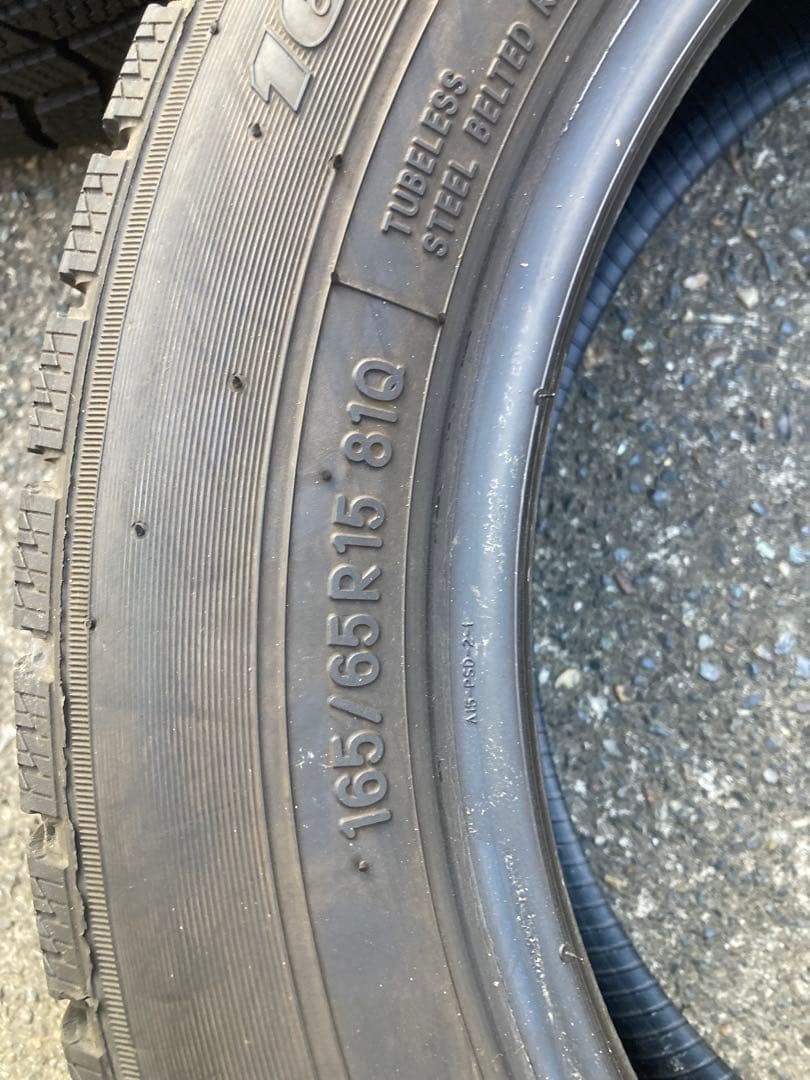 TOYO 165/65R15 スタッドレスタイヤ 4本セット送料込み