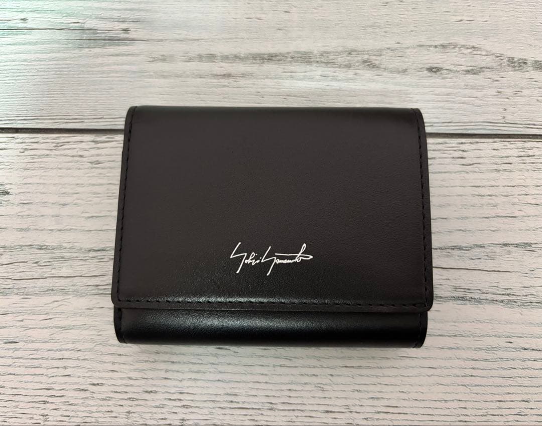 新品未使用　ディスコード ヨウジヤマモト 三つ折りウォレット　レザー　財布