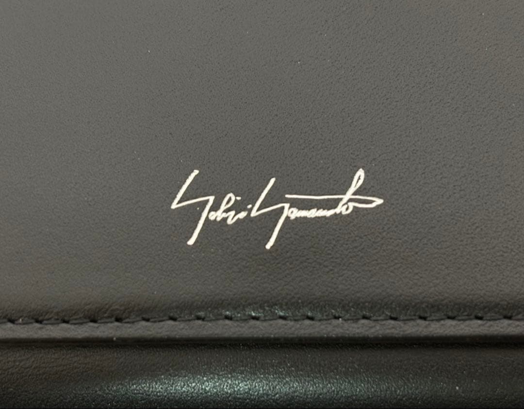 新品未使用　ディスコード ヨウジヤマモト 三つ折りウォレット　レザー　財布