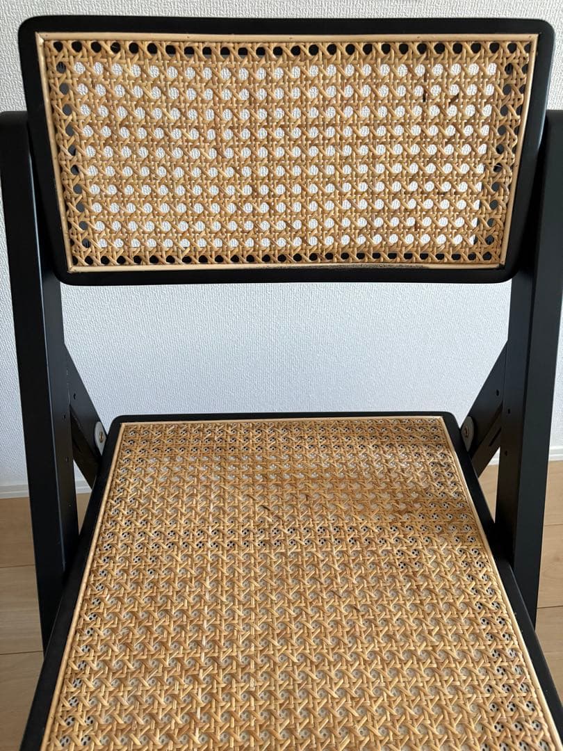 折りたたみ ラタンチェア 椅子 1脚 ART OF BLACK