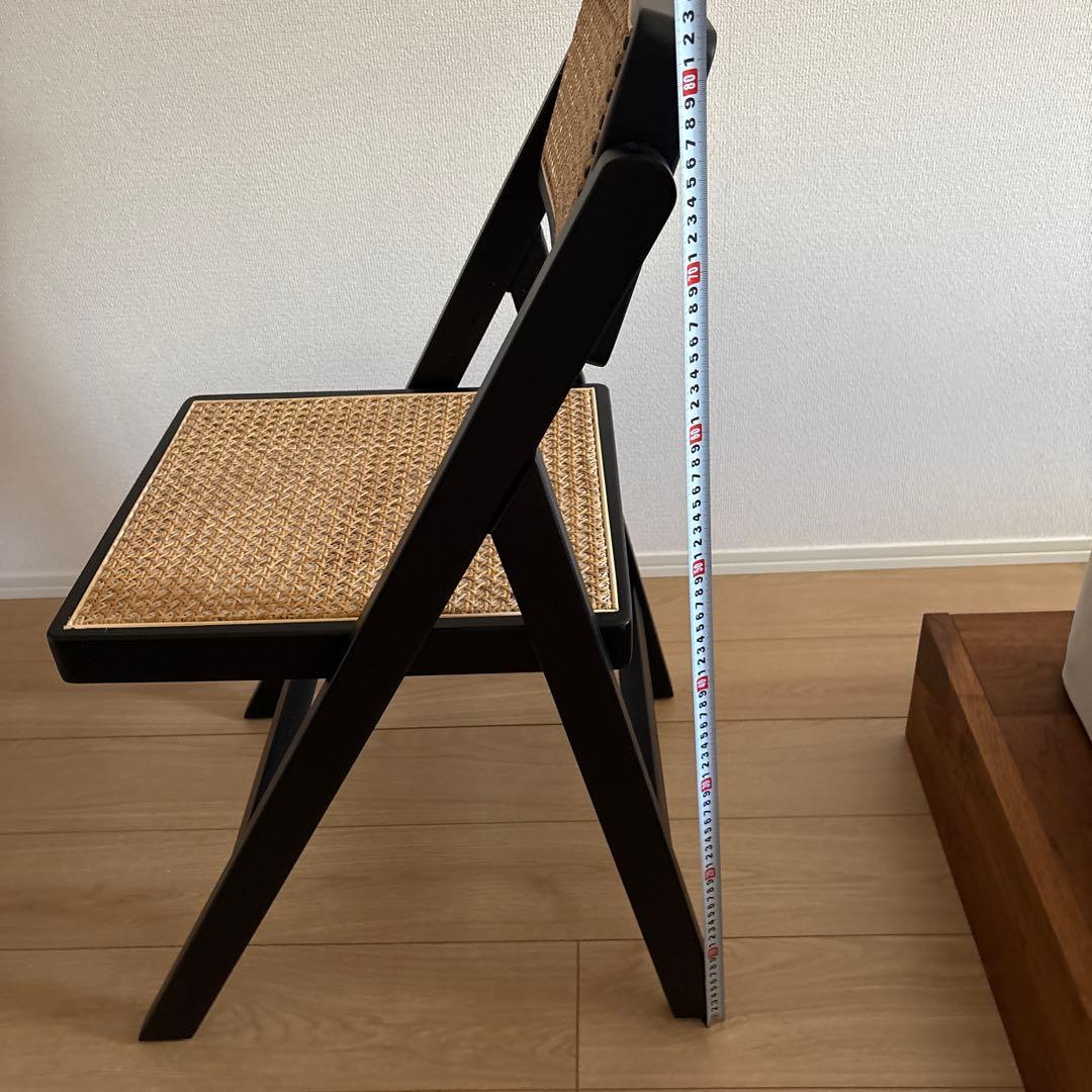 折りたたみ ラタンチェア 椅子 1脚 ART OF BLACK