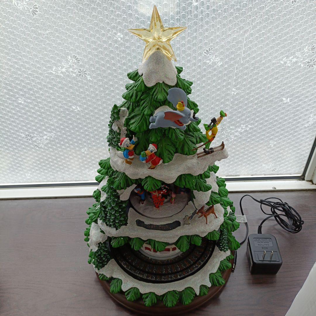 ディズニー　動くクリスマスツリー 列車付き