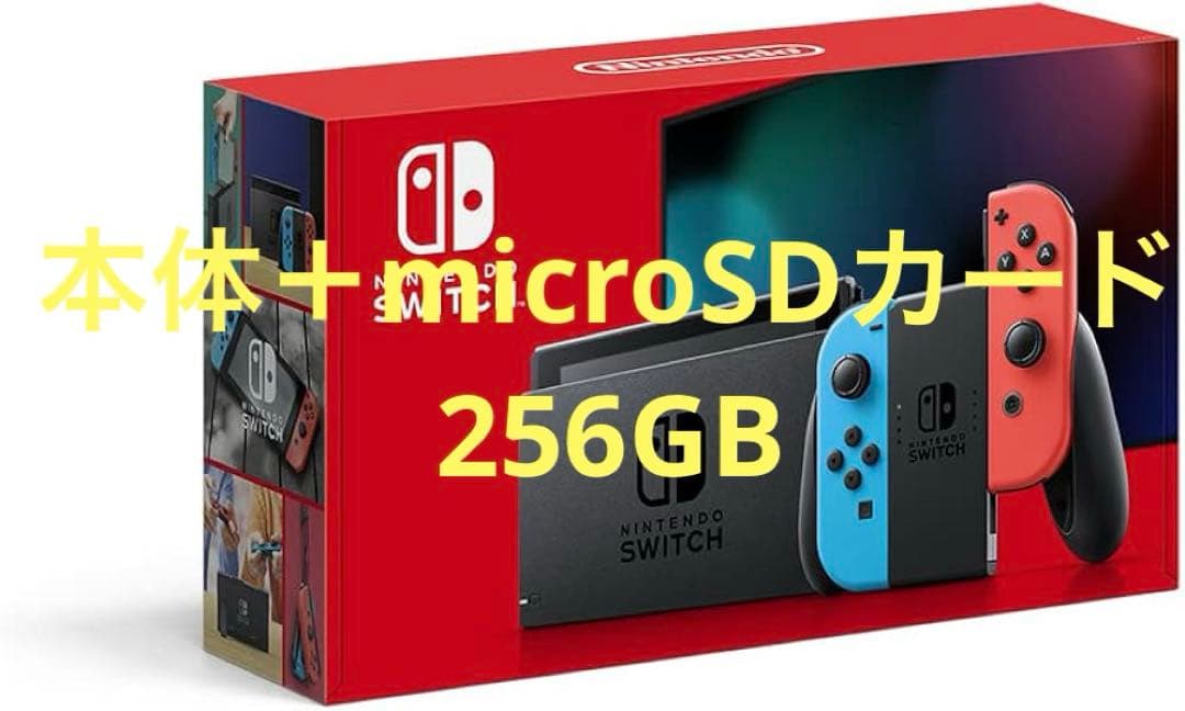 Nintendo Switch 本体 キャリングケースやSDカード256GB付き