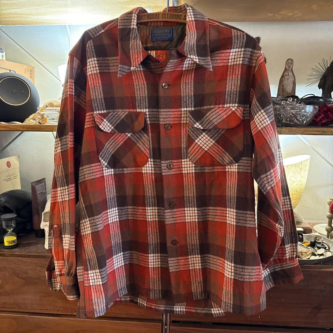 ヴィンテージ PENDLETON ペンデルトン ウールシャツ L USA製