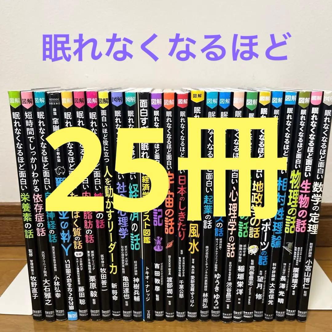 眠れなくなるほど面白い　人体の不思議　25冊
