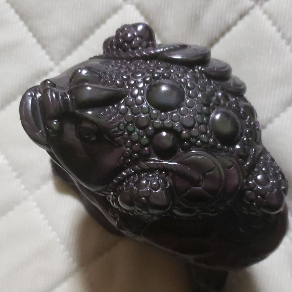 黒曜石三本脚錢蛙