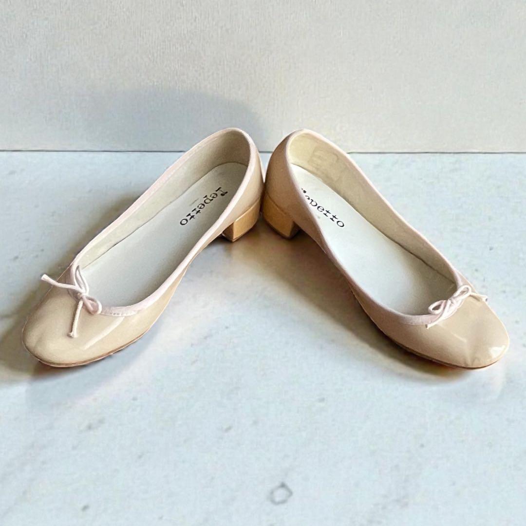 repetto Camille Ballerinas チャンキーベージュ38.5