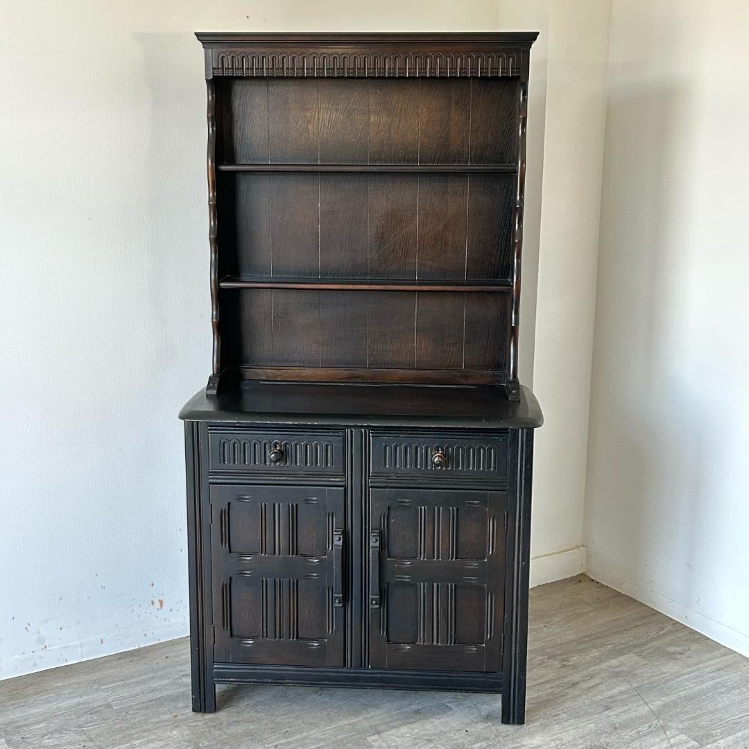 イギリス アンティーク　家具 ドレッサー カップボード ビンテージ 474A