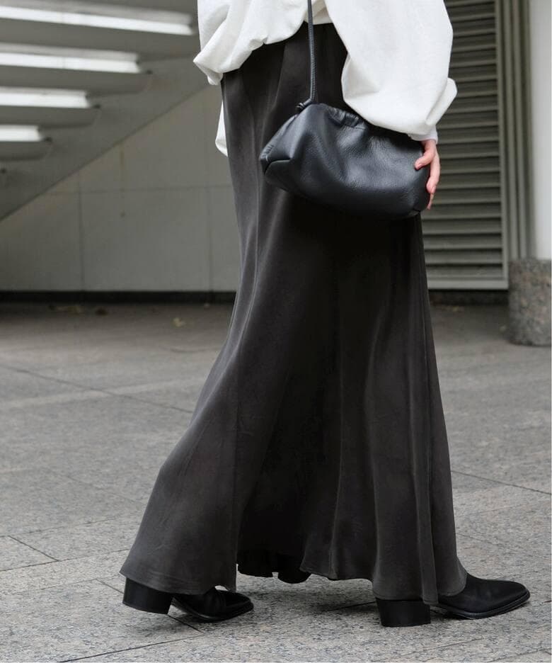 23SS AP STUDIO フィブリルキュプラ スカート