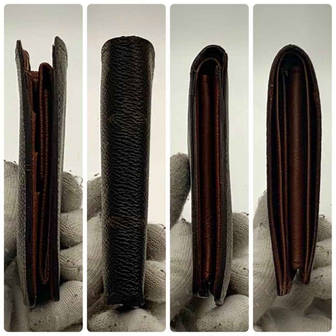 鑑定済み ルイヴィトン ポルトフォイユ マルコ 二つ折り 財布 ミニ モノグラム