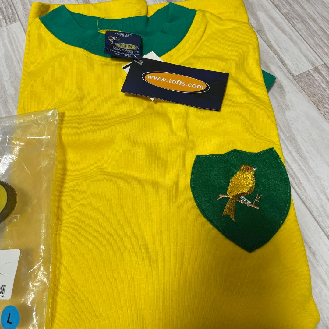 激レア　TOFFS サッカー　ノーリッジシャツ