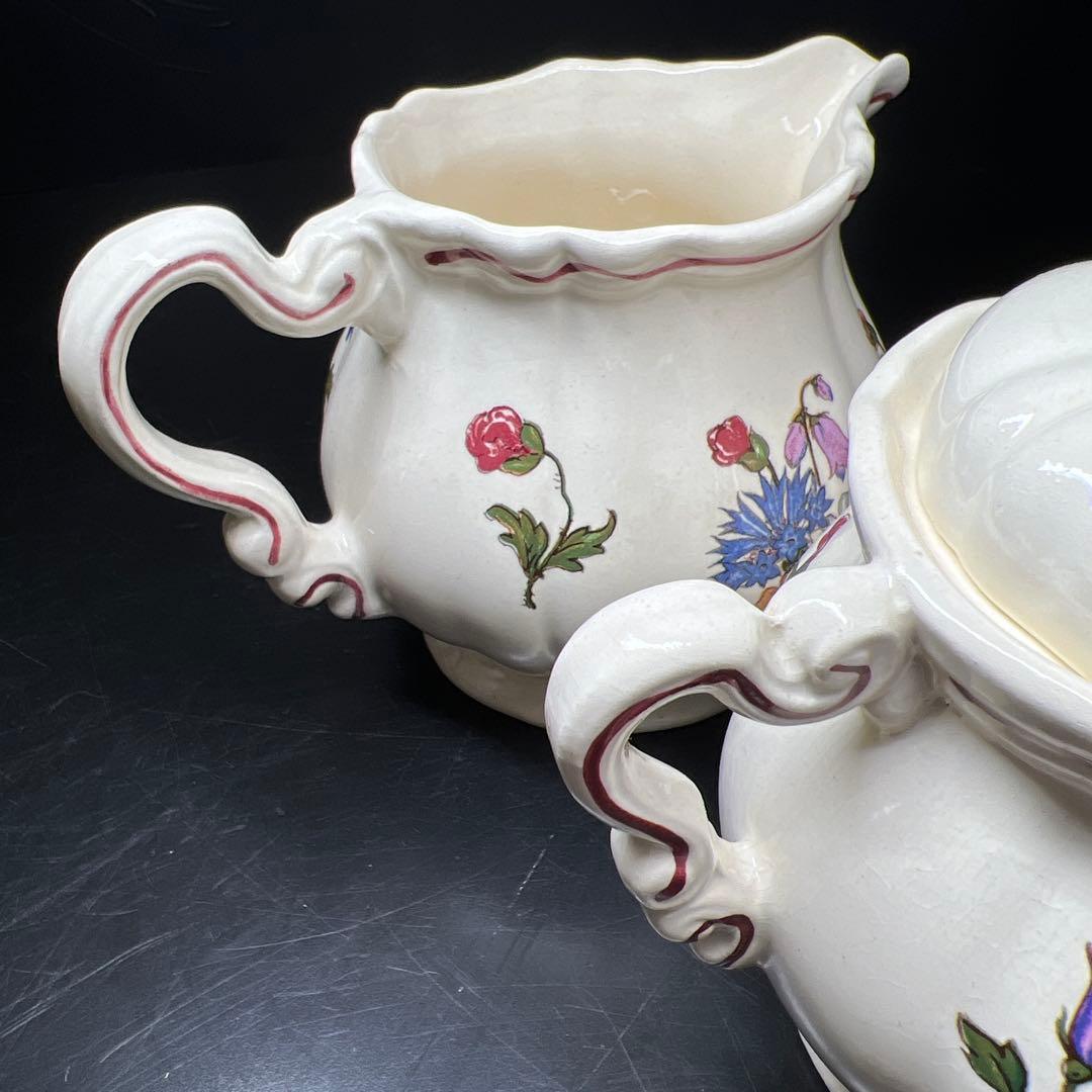 超レア　フランスアンティークサングミンヌ　ティーセット　東Y7-1016③