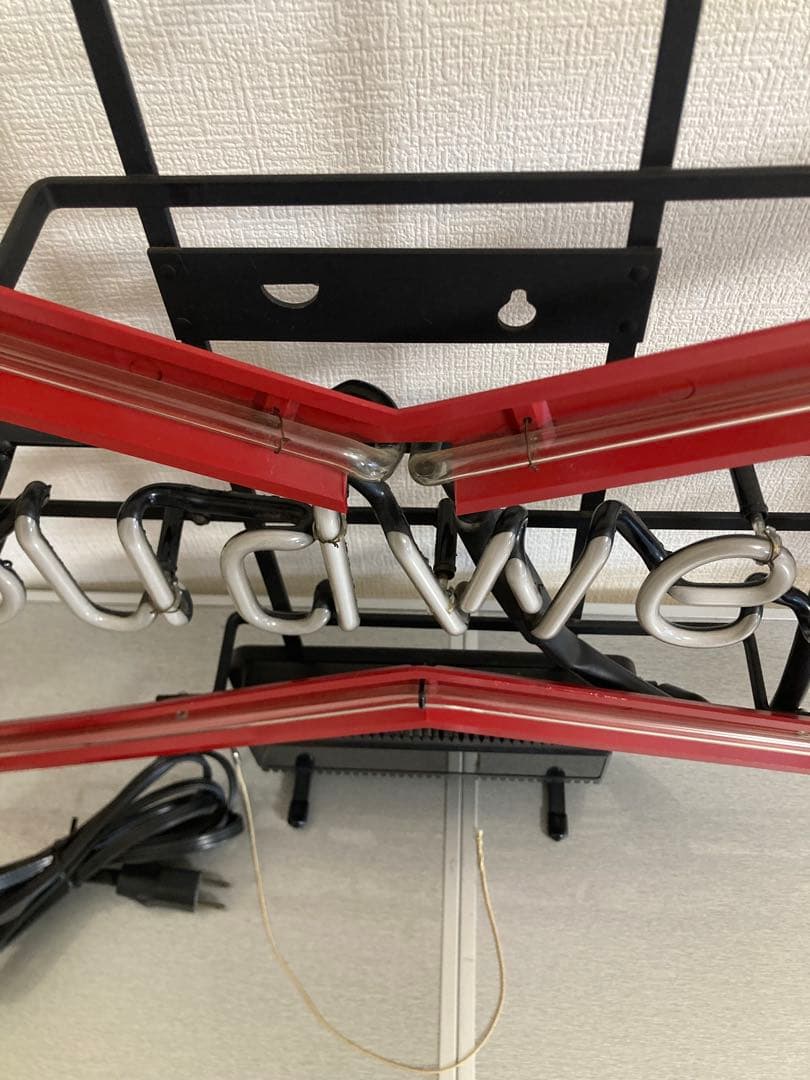 バドワイザー　ネオン管　引き取り限定