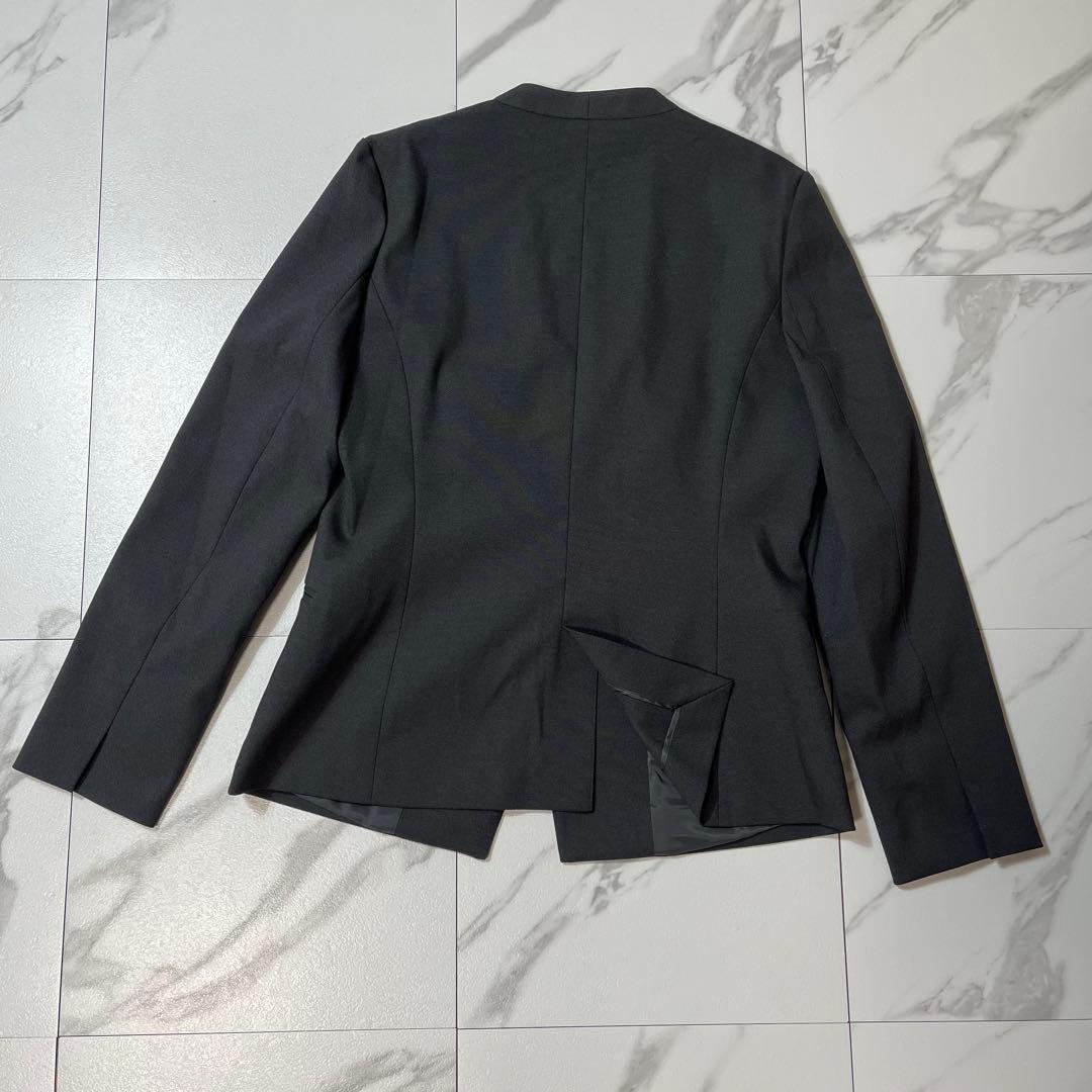 極美品 グリーンレーベルリラクシング 洗える パンツスーツ セットアップ L