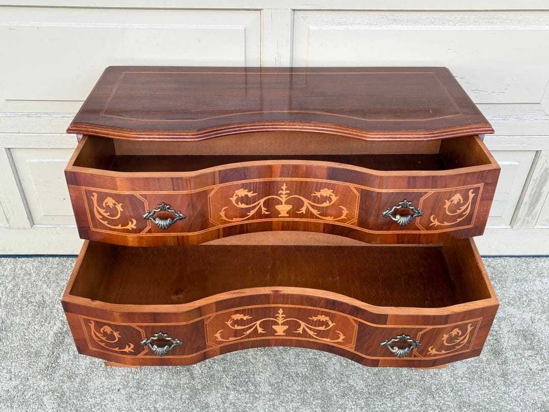 2段チェスト ヴェローナクラシック 猫脚 イタリア製 ヨーロピアン アンティーク